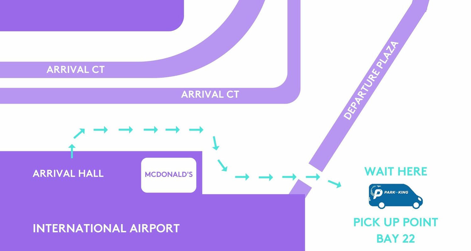 Sydney International Airport Shuttle Bus Map