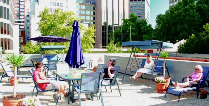 City Centre Budget Hotel, Roof Top Terrace Garden