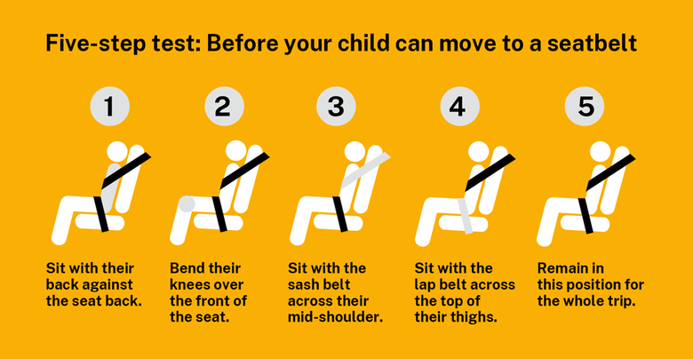 Seat Belt 5 step test