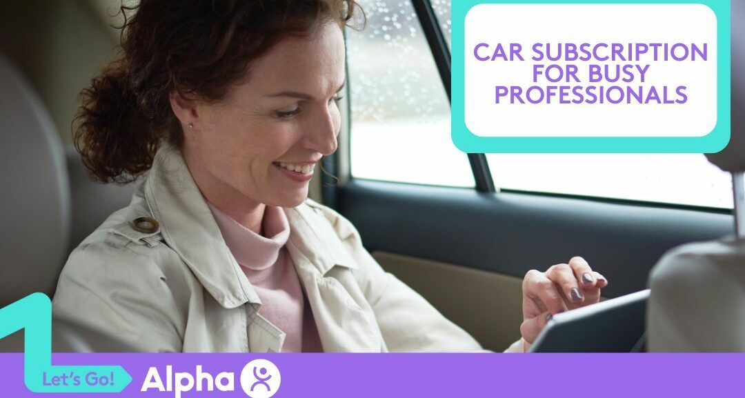 Car Subscription for Busy Professionals - Blog