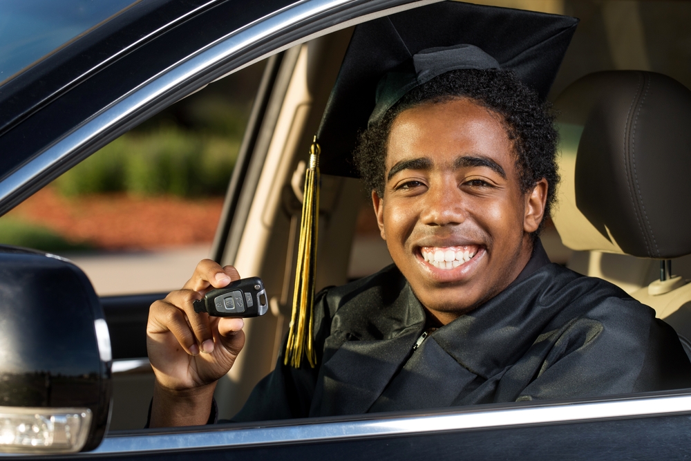 African,American,Graduate,With,A,New,Car