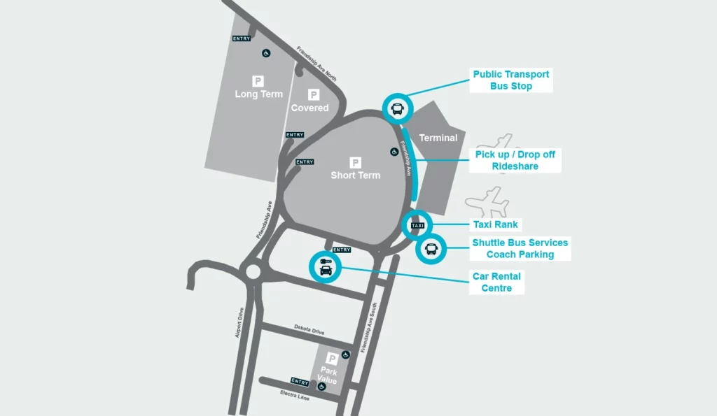 Sunshine Coast Airport Transport Map