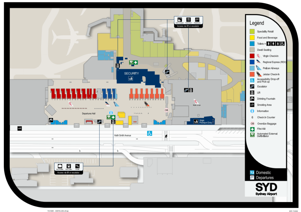 sydney airport Domestic checkin