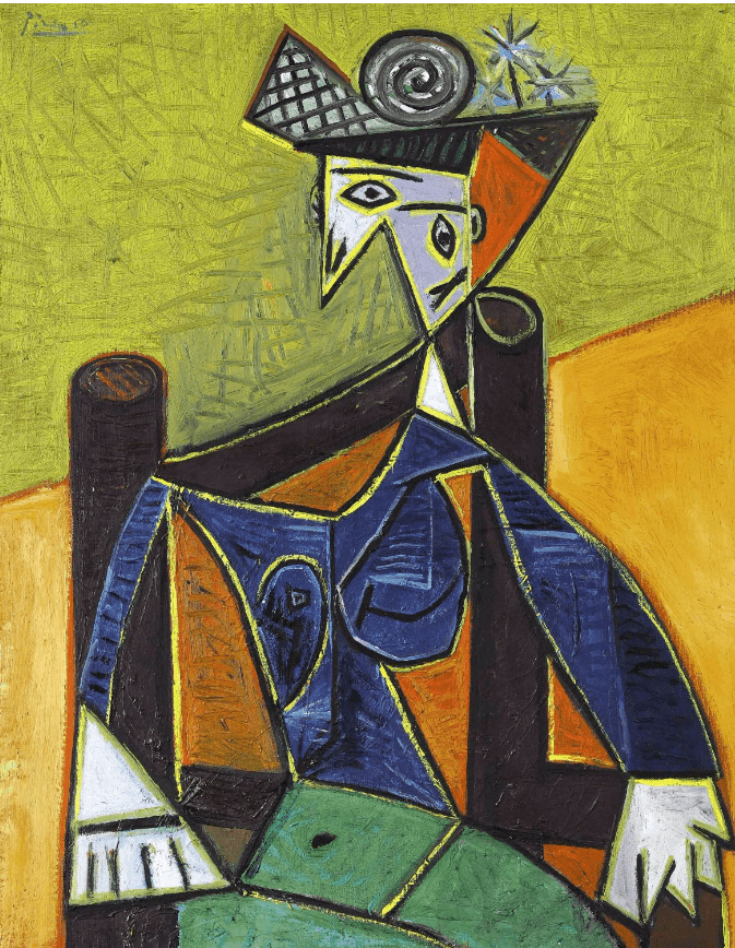 Pablo Picasso's "Woman Seated in a Chair"