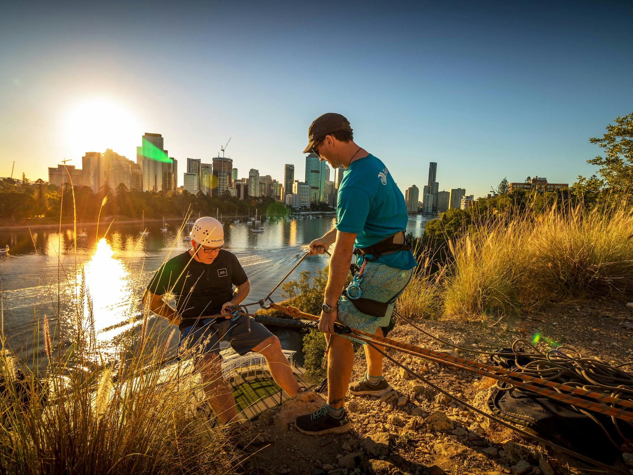 Twilight Abseiling