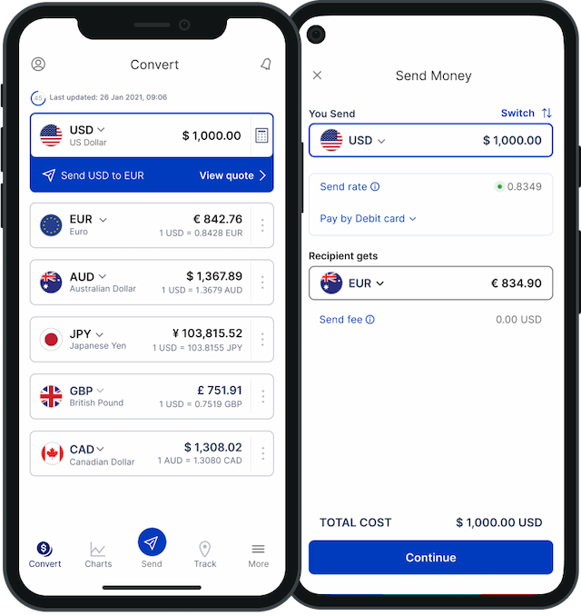 XE Currency Converter App